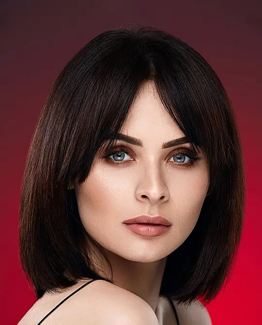 Beauty portrait retouching sample image