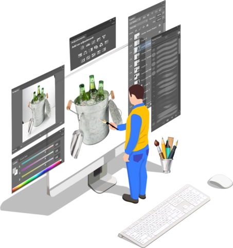 Image cutout service how execute task