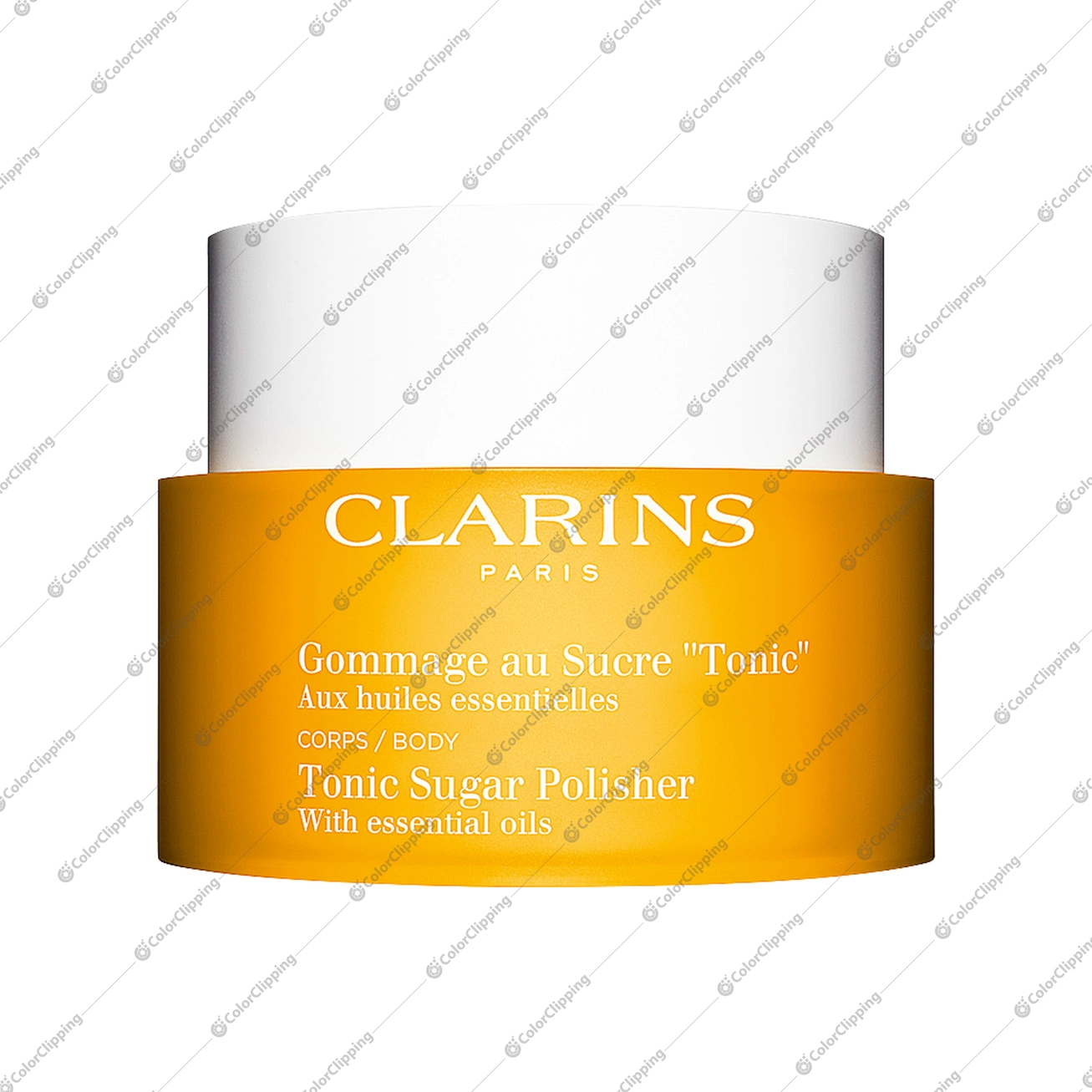 Removed background image of clarins tonic body polisher simple type