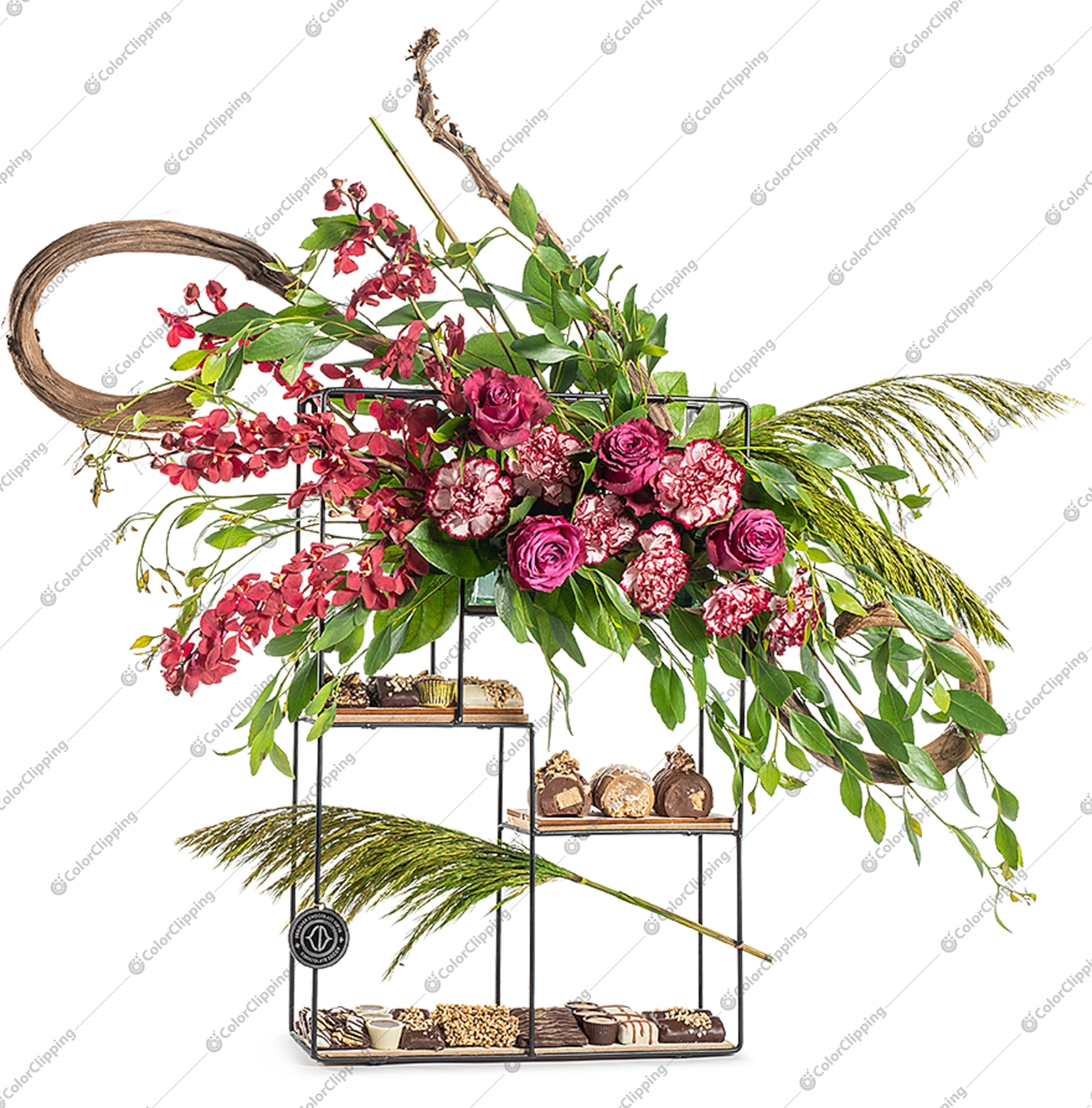 Flower bouquet background remove complex type