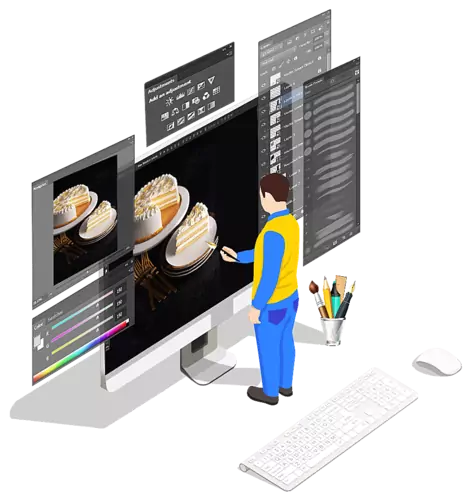 Food Photo Retouching illustration