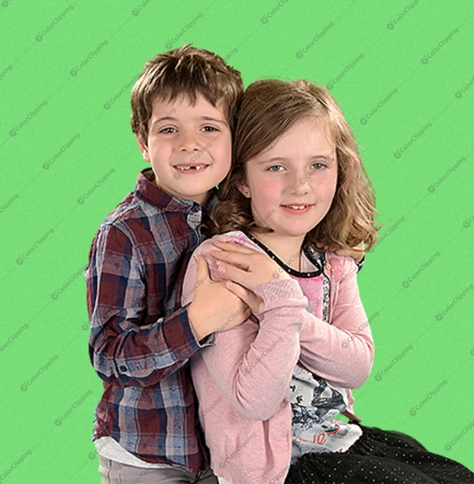 School Children Image Before Retouch